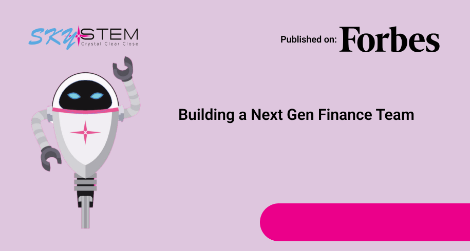 Building a Next Gen Finance Team